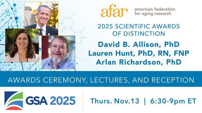 AFAR 2025 Scientific Awards Ceremony - Nov. 13, 2025