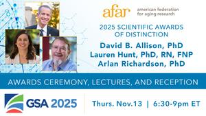 AFAR 2025 Scientific Awards Ceremony - Nov. 13, 2025