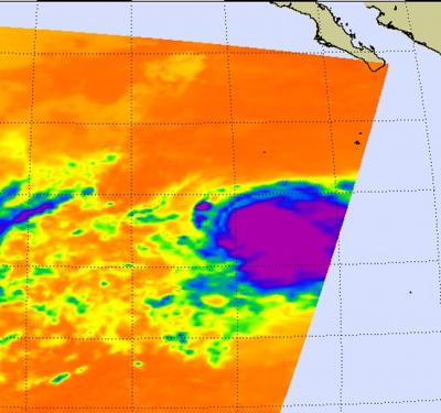Tropical Storm Rosa before intensification
