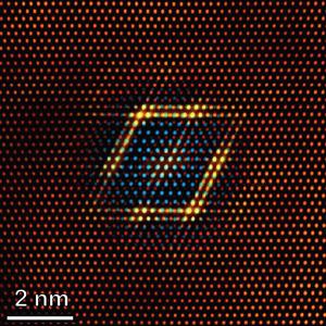 tiny copper-lithium (Cu₃Li) particles trapped inside a thin double layer of tantalum