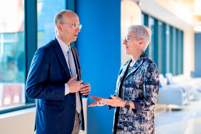 Dr. Ulrike Reiss and Dr. Andrew Davidoff of St. Jude Children's Research Hospital