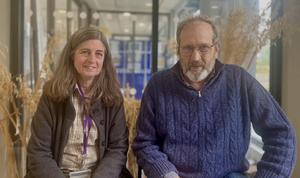 Dr Catherine Howarth and Dr Tim Langdon from the oat breeding research programme at Aberystwyth University’s Institute of Biological, Environmental and Rural Sciences (IBERS).