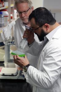 Cristian Zaelzer and Dr. Charles Bourque, McGill University Health Centre (2 of 2)