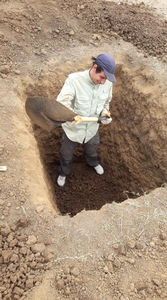 Alvaro on fieldwork in Brava, Cabo Verde