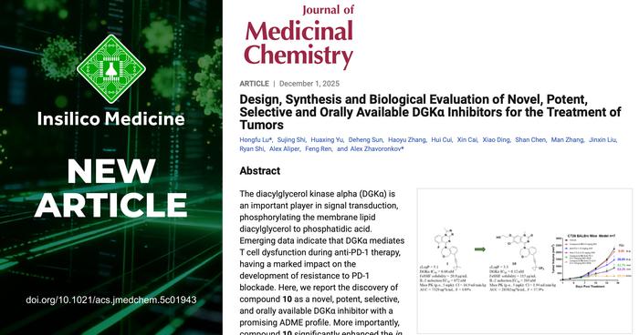 Design, Synthesis and Biological Evaluation of Novel, Potent, Selective and Orally Available DGKα Inhibitors for the Treatment of Tumors