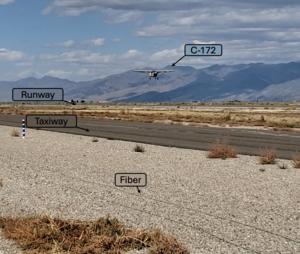 Fiber Captures Plane's Flight Details