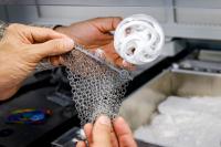 Examples of 3D printed products from the HP Multi Jet Fusion 3D printer