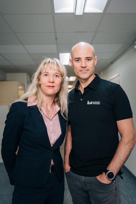 Karin Schröder and Allan Abbott