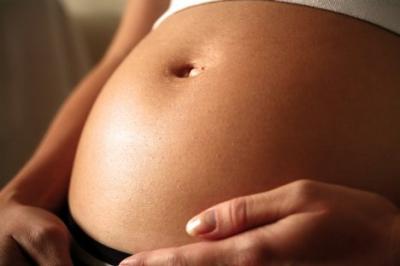 Pregnant Woman's Stomach