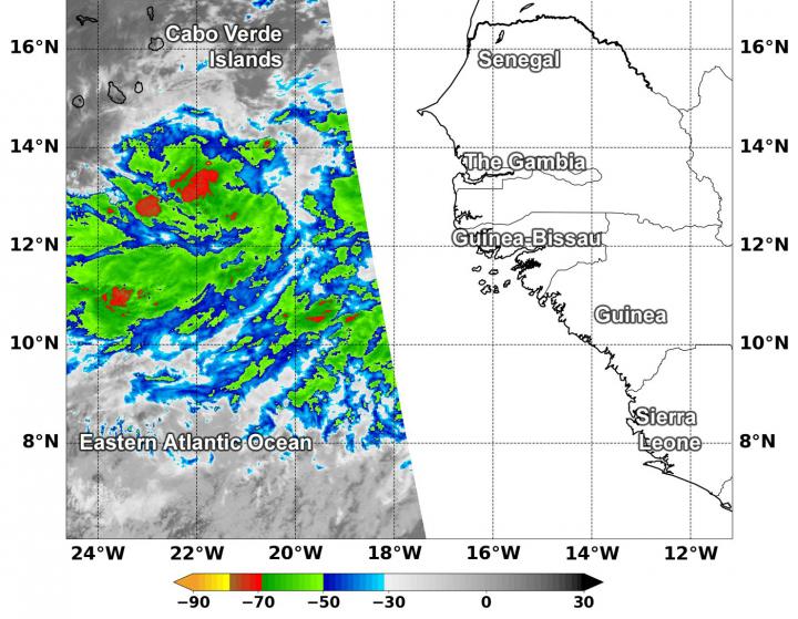 Aqua Image of Potential Tropical Cyclone 6