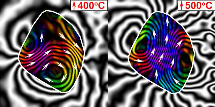 Direct Visualization of Thermomagnetic Behavior of Pseudo-Single-Domain Magnetite Particles (2 of 3)
