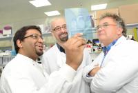 Jesvin Samuel, Dr. Salvador Macip and Martin Dyer, University of Leicester (3 of 3) 