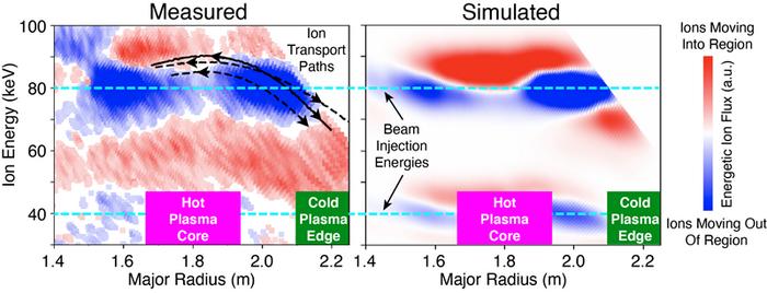 Researchers Visualize Energetic Ion Flow in Fusion Devices