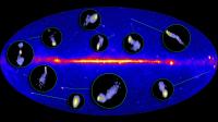Radio Jets of Several Active Galaxies (Unlabeled)