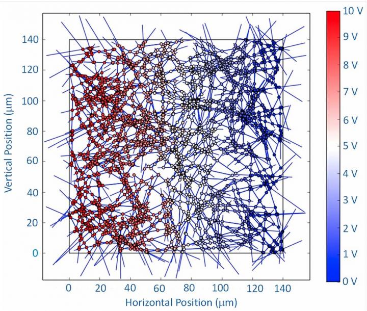 Fig. 2 Conductivity of Nanowire Arrays under Random and Ordered Orientation Configurations