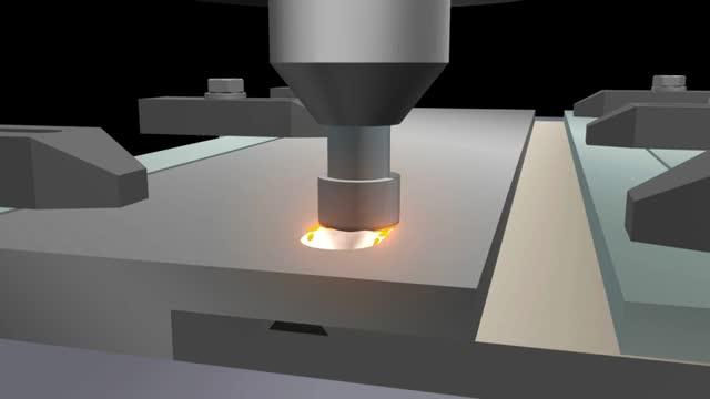 Friction Stir Dovetail Animation