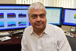 Kaushik De, professor of physics who has led the ATLAS project at UTA since 1995