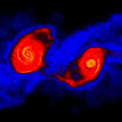 When Galaxies Collide:  How The First Super-Massive Black Holes Were Born (1 of 3)