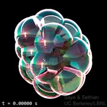 Evolution of a Bubble Cluster