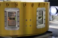 Close-up of the Payload Module 'organic and Hybrid Solar Cells in Space' (Ohscis)