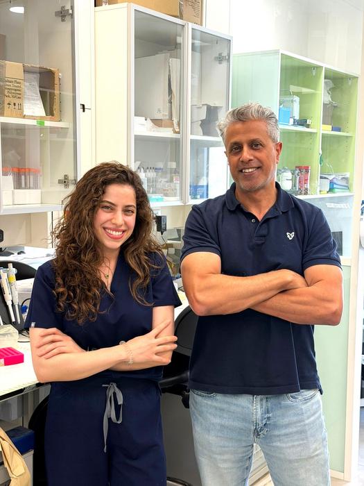 Left to right: Reem Naamneh and Avi-Hai Hovav