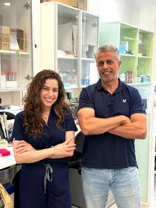 Left to right: Reem Naamneh and Avi-Hai Hovav