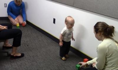Baby Chooses Playmate
