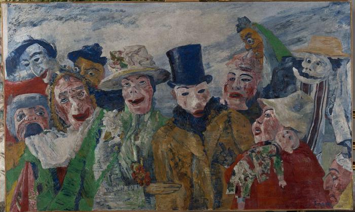 Photograph of The Intrigue (1890, Royal Museum of Fine Arts Antwerp, KMSKA) by James Ensor