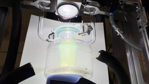 Video of hydrogen production