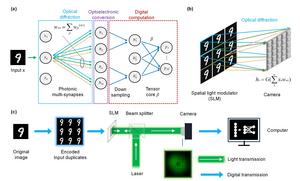 Schematic of photonic multisynapse neural network based on physical transformations.