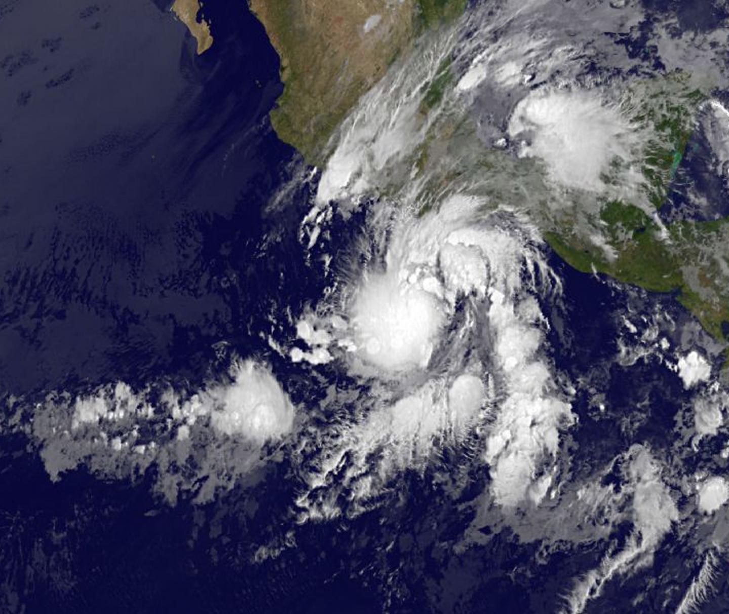 GOES-East image of 2E