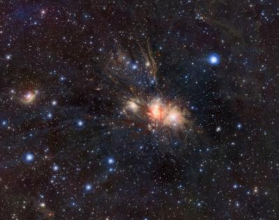 Infrared VISTA View of a Stellar Nursery in Monoceros
