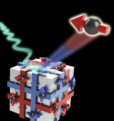 Spin-Polarized Photoelectrons from a Topological Insulator