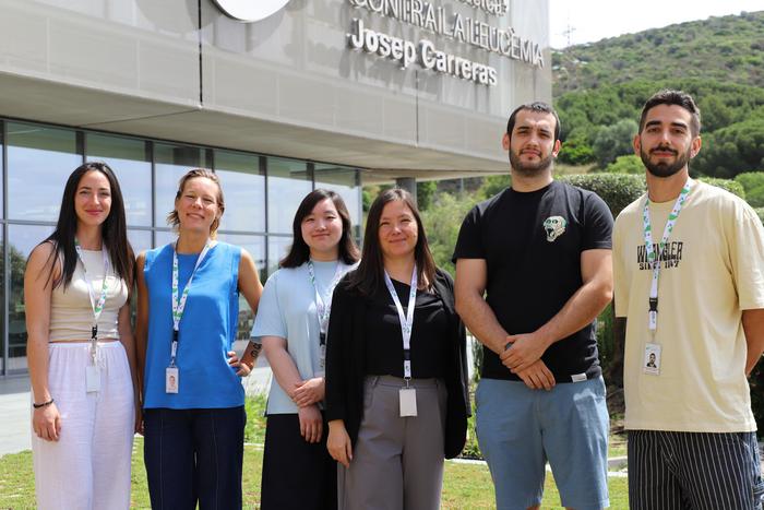 Elisabetta Mereu's team, at the Josep Carreras Leukaemia Research Institute