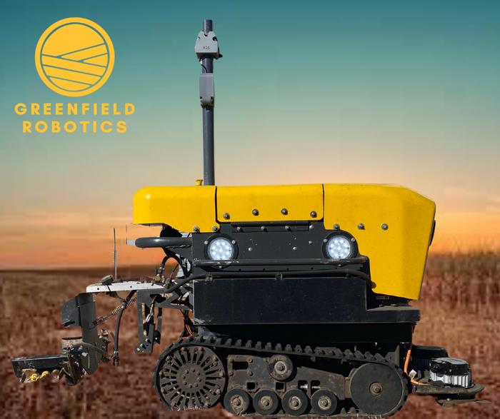 The 2026 model of the BOTONY weeding robot.