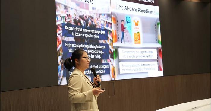 PolyU develops smart assistant “AI-Care” that automatically identifies daily tasks and provides guidance to support independent living for visually impaired people