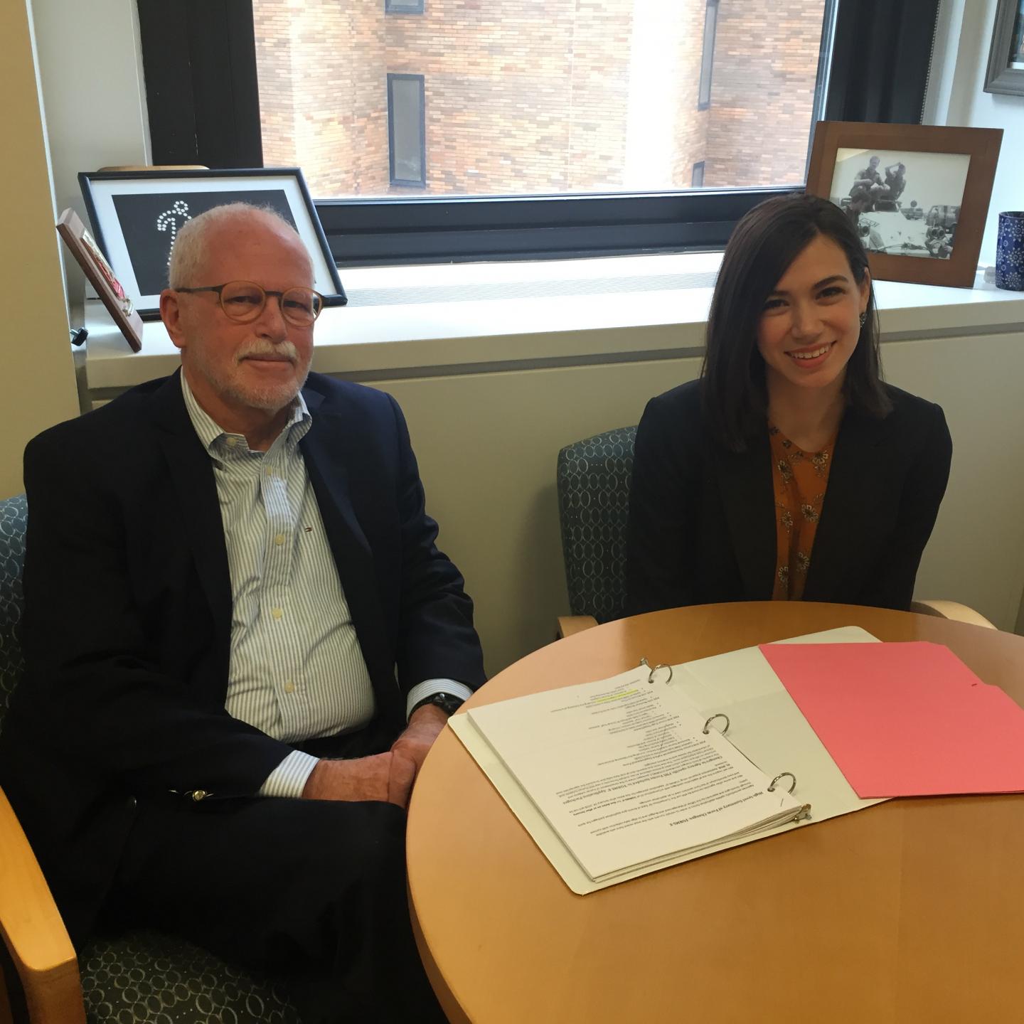 Arieh Shalev, MD and Anna C. Barbano, NYU School of Medicine