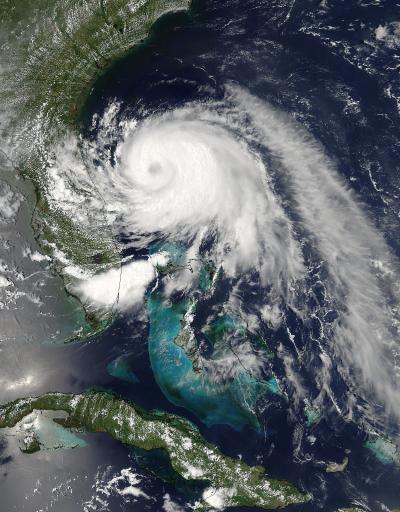 MODIS Image of Arthur