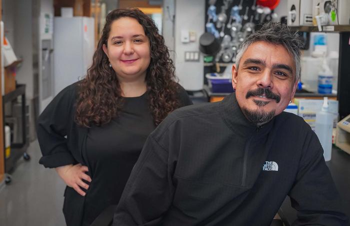 Eda Karakaya, Ph.D., and Onder Albayram, Ph.D., at MUSC 2