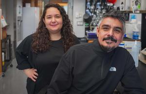 Eda Karakaya, Ph.D., and Onder Albayram, Ph.D., at MUSC 2
