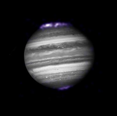Chandra and Hubble Composite of Jupiter
