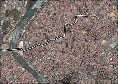 Underground Lines that Bypass Monuments