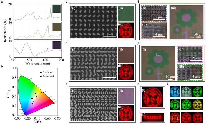 Figure 2 | Experimental demonstration of dual-functional metasurface.