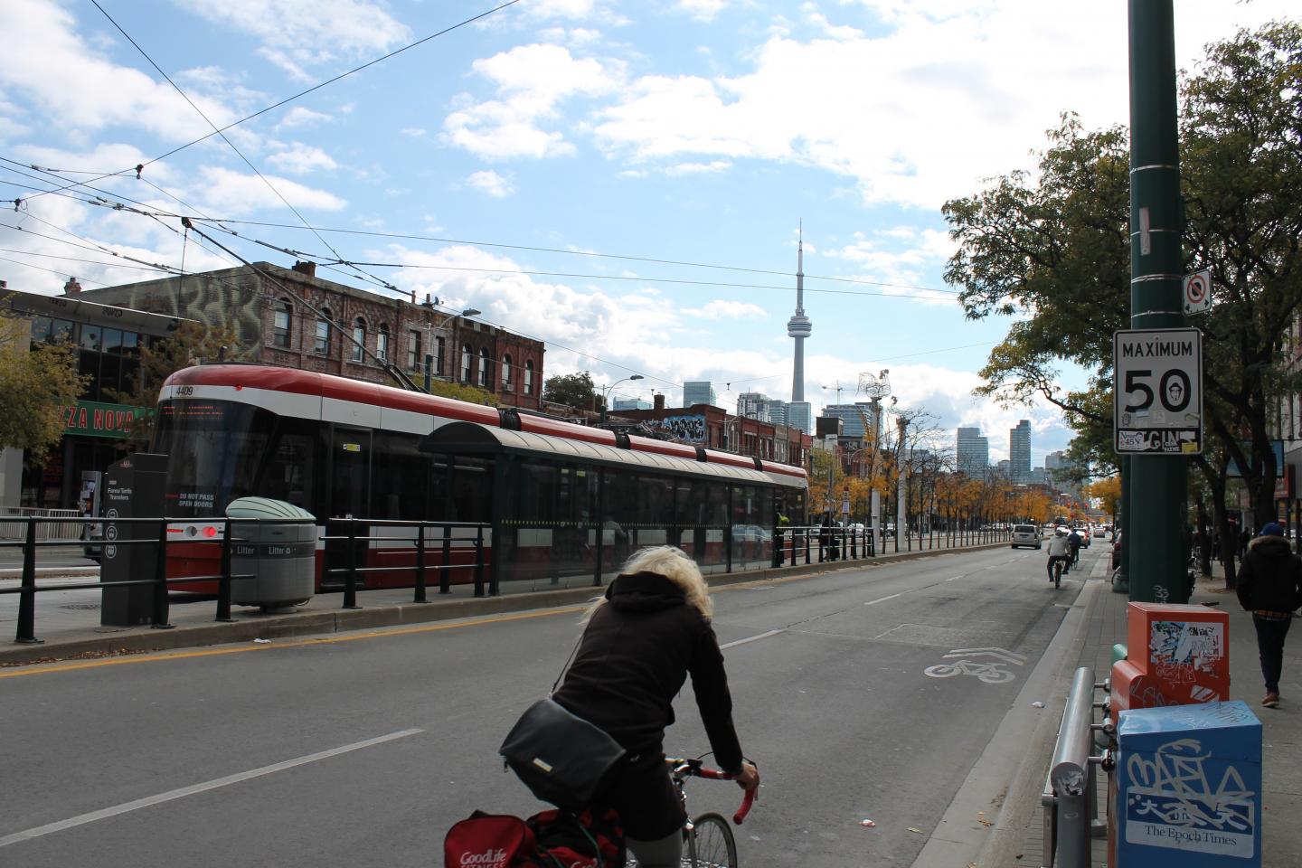 Bike and Rail Lanes