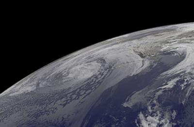 GOES Sees Wipha Near Alaska