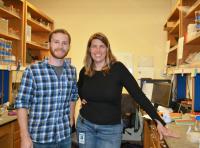 Graduate Student Liam King and Professor Erica Ollmann Saphire, PhD,Scripps Research Institute  