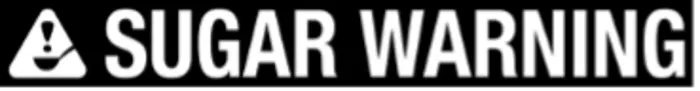 The label example, icon plus text