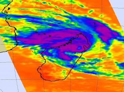 Cyclone Bingiza on Feb. 14