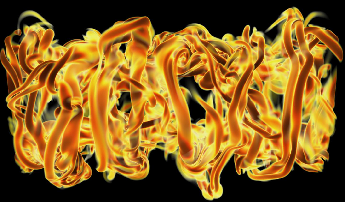 A 3D reconstruction of the collision dynamics of two vortices
