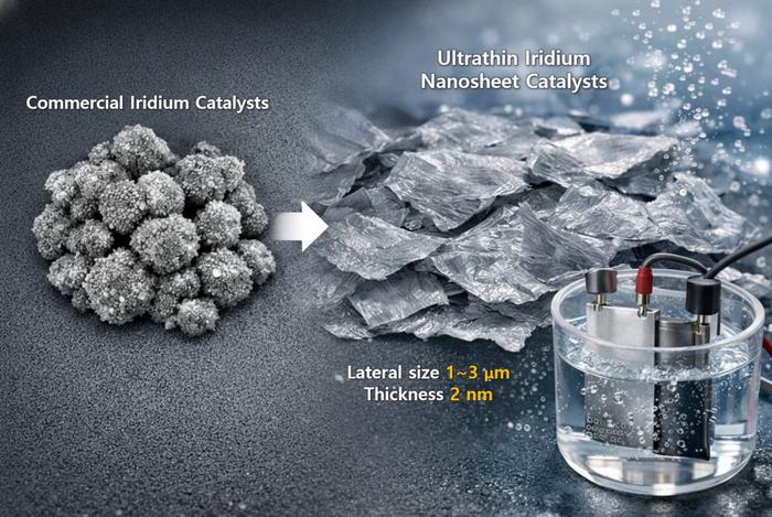 KAIST Transforms Hydrogen Energy by Flattening Granular Catalysts into Paper-Thin Sheets​